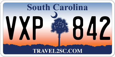 SC license plate VXP842