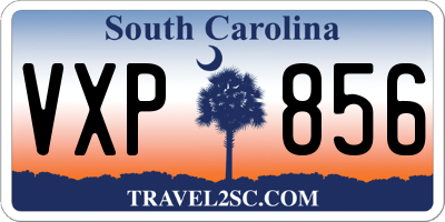 SC license plate VXP856