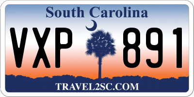 SC license plate VXP891