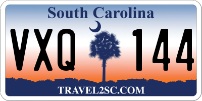 SC license plate VXQ144