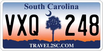SC license plate VXQ248