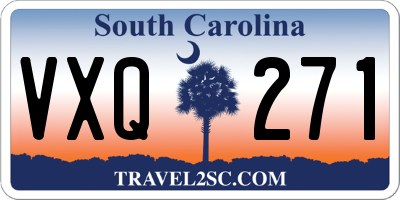 SC license plate VXQ271