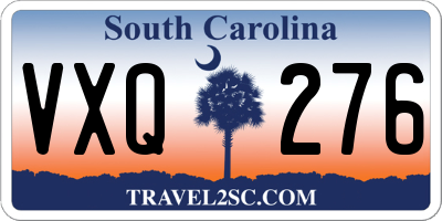 SC license plate VXQ276