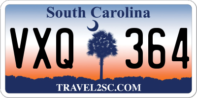 SC license plate VXQ364