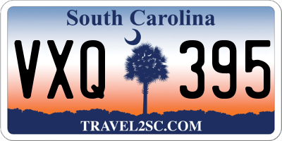 SC license plate VXQ395