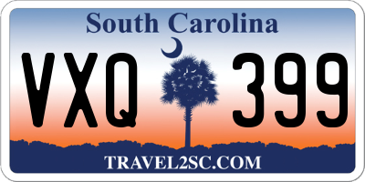 SC license plate VXQ399