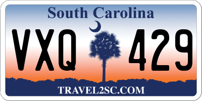 SC license plate VXQ429