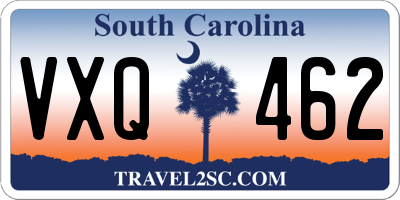SC license plate VXQ462