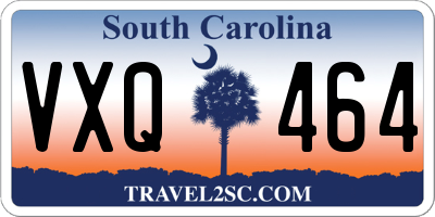 SC license plate VXQ464