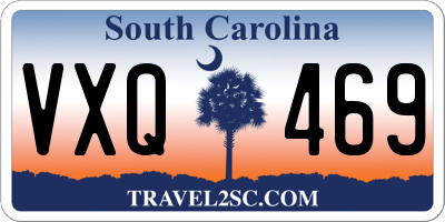 SC license plate VXQ469