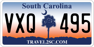 SC license plate VXQ495