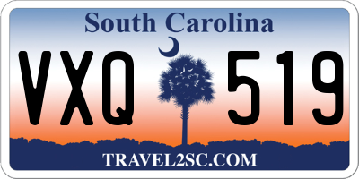 SC license plate VXQ519