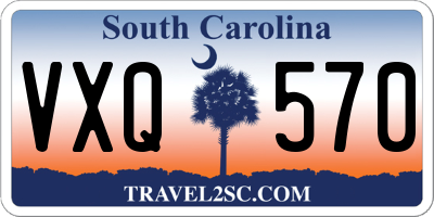 SC license plate VXQ570