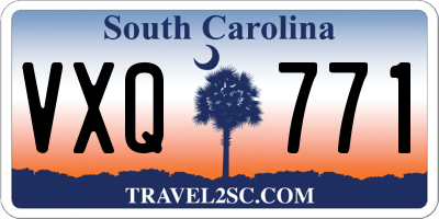 SC license plate VXQ771