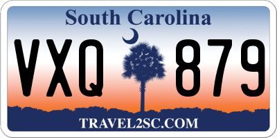 SC license plate VXQ879