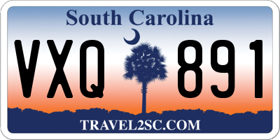 SC license plate VXQ891