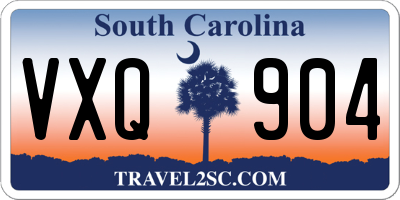 SC license plate VXQ904