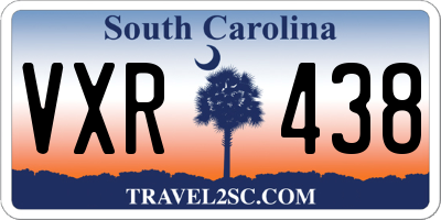 SC license plate VXR438