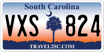 SC license plate VXS824