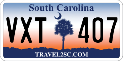 SC license plate VXT407
