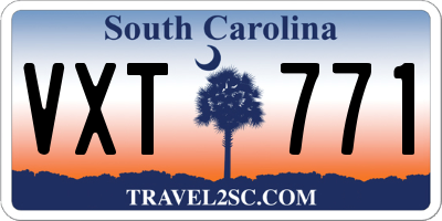 SC license plate VXT771