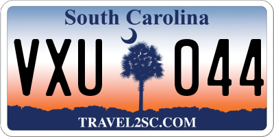 SC license plate VXU044