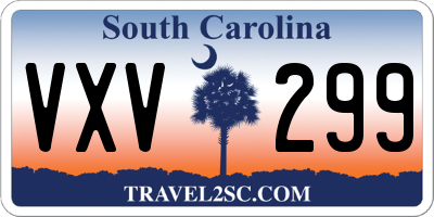 SC license plate VXV299