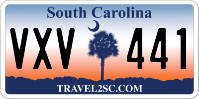 SC license plate VXV441