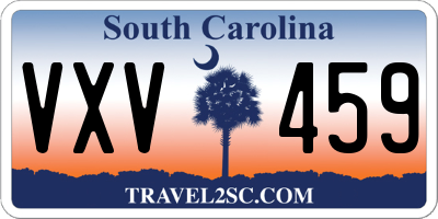 SC license plate VXV459