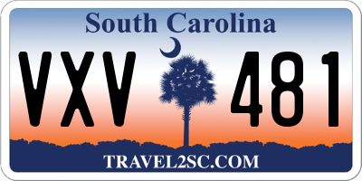 SC license plate VXV481