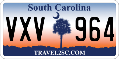 SC license plate VXV964