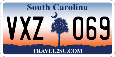SC license plate VXZ069