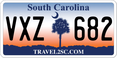 SC license plate VXZ682