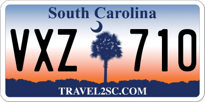 SC license plate VXZ710