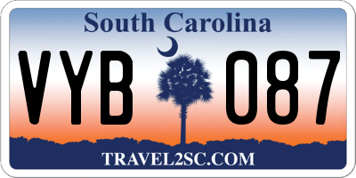 SC license plate VYB087