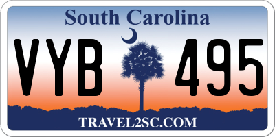 SC license plate VYB495