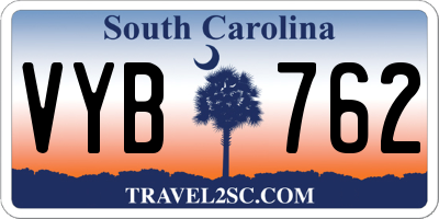 SC license plate VYB762