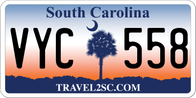 SC license plate VYC558