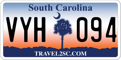 SC license plate VYH094