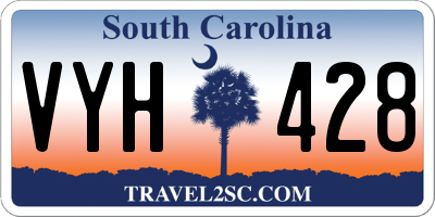SC license plate VYH428