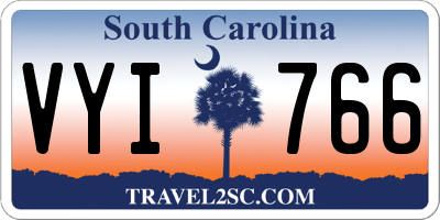SC license plate VYI766