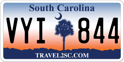 SC license plate VYI844