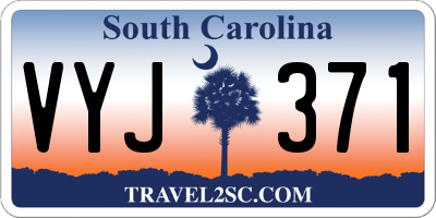 SC license plate VYJ371