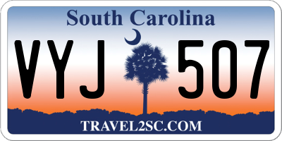 SC license plate VYJ507
