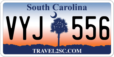 SC license plate VYJ556