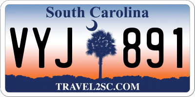 SC license plate VYJ891
