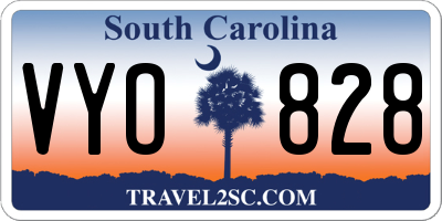 SC license plate VYO828