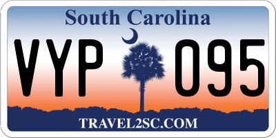 SC license plate VYP095