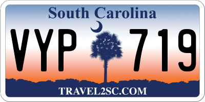 SC license plate VYP719