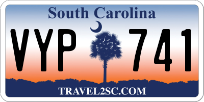 SC license plate VYP741